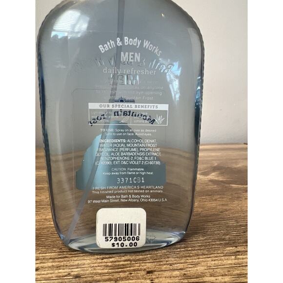Bath & Body Works Men Mountain Frost Daily Refresher - 8 fl oz - Picture 5 of 6
